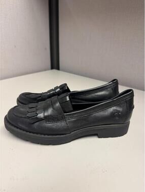 BORN Women's Black Leather Slip On Size 6 New